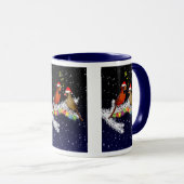 Le cardinal Christmas Mug (Devant droit)