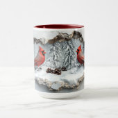 Le cardinal de Noël Mug (Centre)