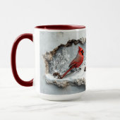 Le cardinal de Noël Mug (Gauche)
