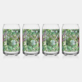 Le cardinal masculin Can Glass — Série Jardin d'oi (Gauche)