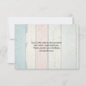 Le cardinal rouge sur le Merci en bois (Dos)