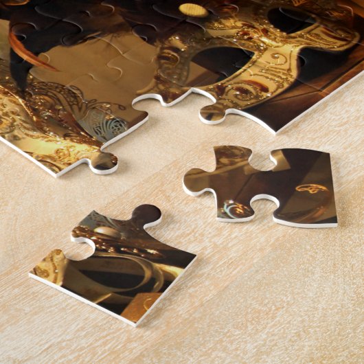 Le carnaval de Venise masque le puzzle horizontal (Côté)