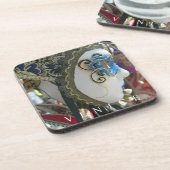 Le carnaval de Venise masque les dessous de verre  (Côté gauche)