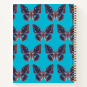 Le Carnet à couvercle rigide à papillon bleu Swall (Dos)
