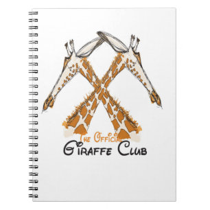Le carnet à dessins officiel de club de girafe