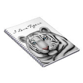 Le carnet blanc de tigre de Bengale (Côté Droit)