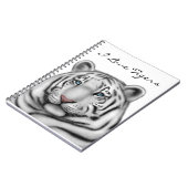 Le carnet blanc de tigre de Bengale (Côté gauche)