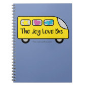 Le carnet de logo d'autobus d'amour de joie (Devant)