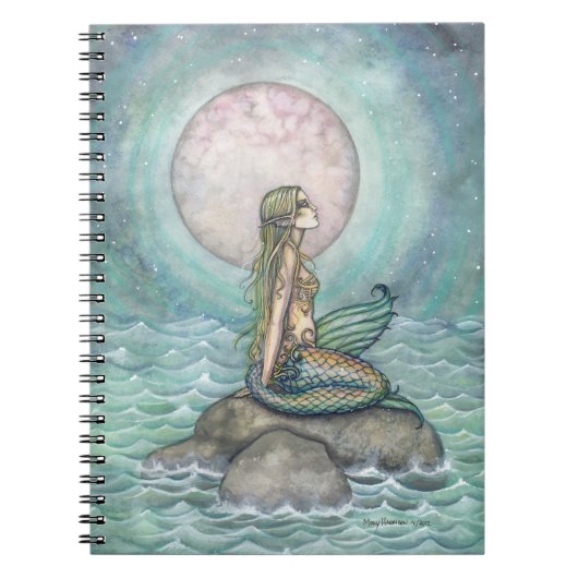 Le Carnet d'Imaginaire marin Pastel Art Mermaid (Devant)