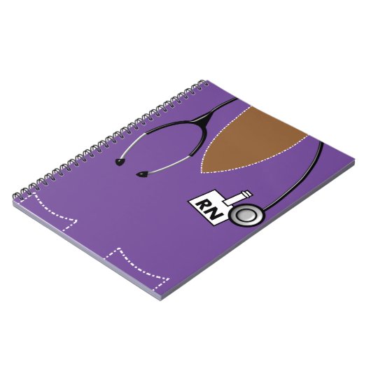 Le carnet d'infirmière frottent la conception (Côté gauche)