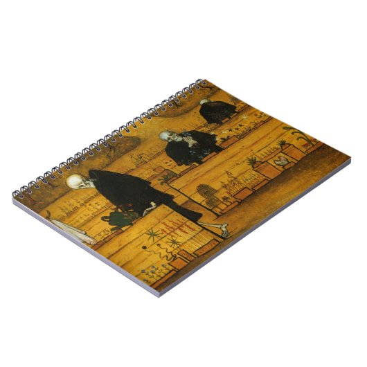 Le carnet du Jardin de la mort de Simberg (Côté gauche)