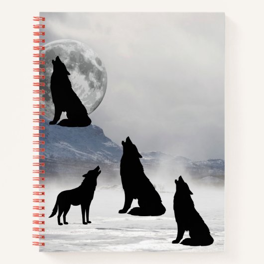 le carnet en spirale de l'amant du loup (Devant)