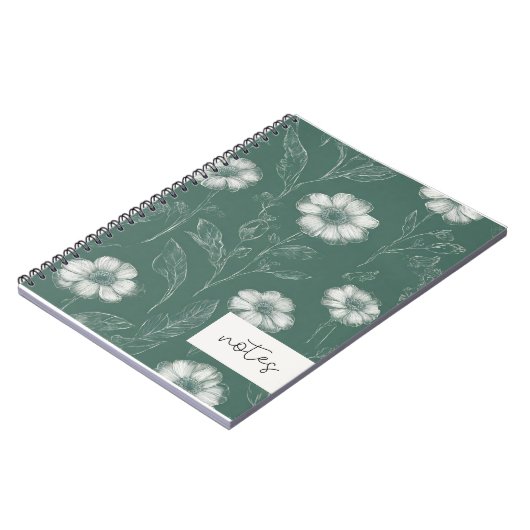 Le Carnet Floral Vert (Côté gauche)