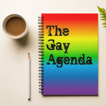 Le Carnet Gay Agenda Rainbow Gradient