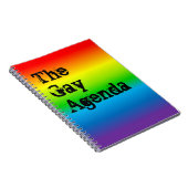 Le Carnet Gay Agenda Rainbow Gradient (Côté Droit)