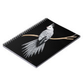 Le carnet pie de perroquet de Cockatiel de perle (Côté gauche)