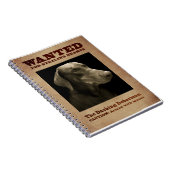 Le carnet se précipitant de dobermann (Côté Droit)
