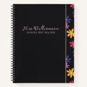 Le Carnet Spiral de l'enseignant floral moderne br (Devant)