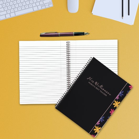 Le Carnet Spiral de l'enseignant floral moderne br