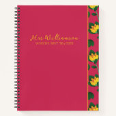 Le Carnet Spiral de l'enseignant floral moderne br (Devant)