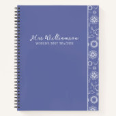 Le Carnet Spiral de l'enseignant floral moderne br (Devant)