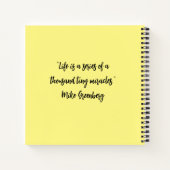 Le Carnet spiral des minuscules miracles de la vie (Dos)