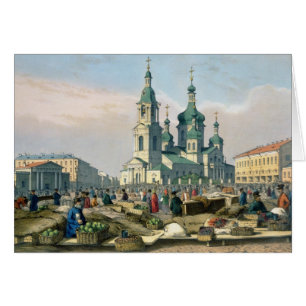 Le carré de foin à St Petersburg, c.1840