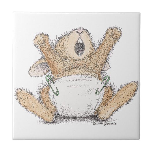 Le carreau de céramique de HappyHoppers® (Devant)