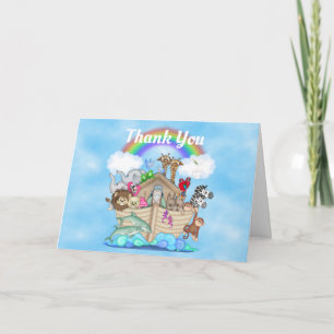 Le Carte de remerciements de Baby shower d'arche d