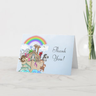 Le Carte de remerciements de Baby shower d'arche d