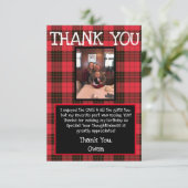 Le carte de remerciements de l'enfant (Debout devant)