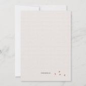 Le Carte de remerciements de Lonely Bereavement (Dos)