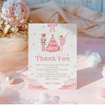 Le Carte de remerciements d'hiver de Nutcracker<br><div class="desc">Express votre gratitude avec notre Carte de remerciements "The Nutcracker Winter". Dotée d'un design enchanteur sur le thème des Noisettes et d'élégants accents hivernaux, cette carte est parfaite pour envoyer des remerciements sincères après une célébration magique. Idéal pour un anniversaire ou un événement de fête sur le thème des Noirs,...</div>