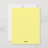 Le Carte de remerciements du jardin animé de Tulip (Dos)