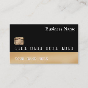 Le CARTE DE VISITE 2 de style de carte de crédit