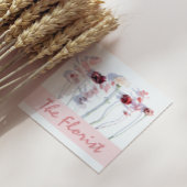 Le Carte de visite Carré Florist Professional