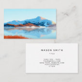 Le Carte de visite d'adieu d'hiver (Devant / Derrière)