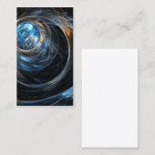 Le Carte de visite d'art Abstrait mondial (Devant / Derrière)