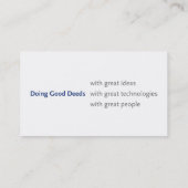 Le carte de visite de 021311 Sara (Dos)