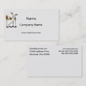 Le carte de visite de Baker (Devant / Derrière)