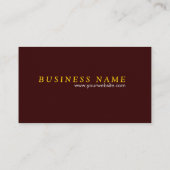 Le Carte de visite de beauté de la nature (Dos)