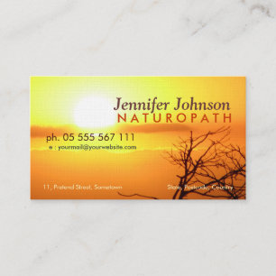 Le Carte de visite de beauté de la nature