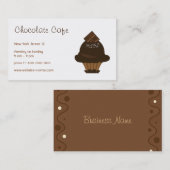 Le carte de visite de boutique de chocolat (Devant / Derrière)