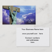Le carte de visite de crucifixion (Devant / Derrière)