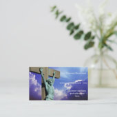 Le carte de visite de crucifixion (Debout devant)