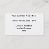 Le carte de visite de crucifixion (Dos)