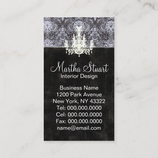 Le carte de visite de ~ de conception (Dos)