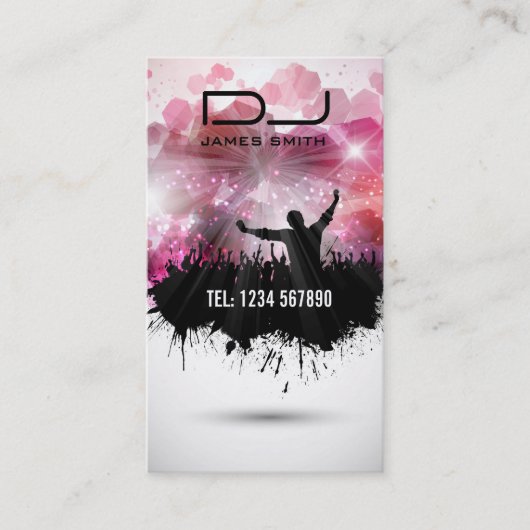 Le Carte de visite de DJ (Devant)