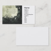 Le carte de visite de fées de forêt (Devant / Derrière)