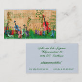 Le carte de visite de Julia (Devant / Derrière)